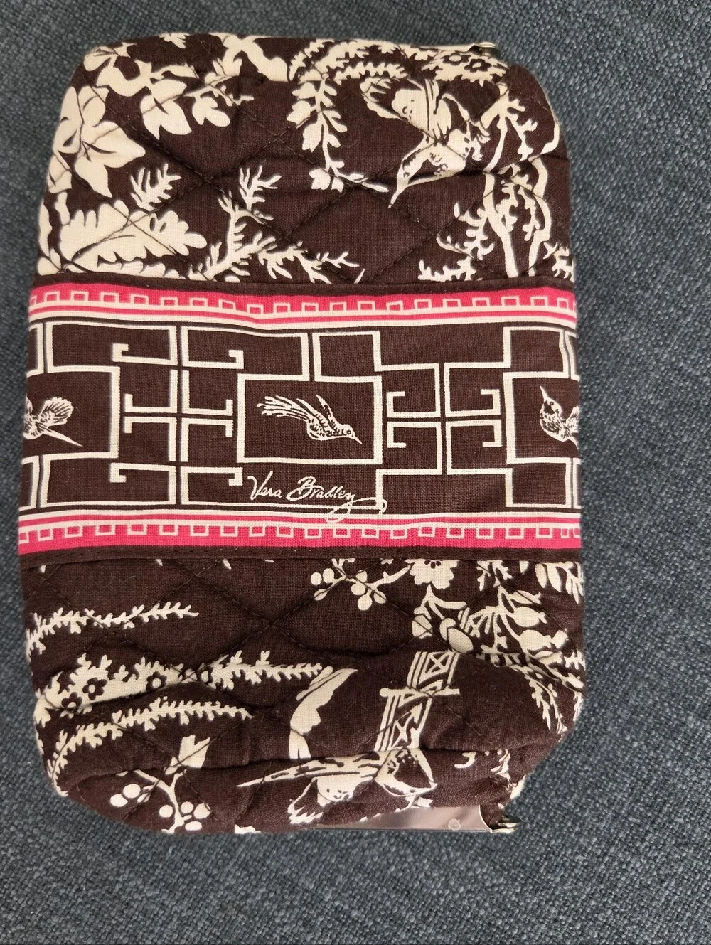 Vera Bradley Vintage Kiss and Make Up Clutch Imperial Toile